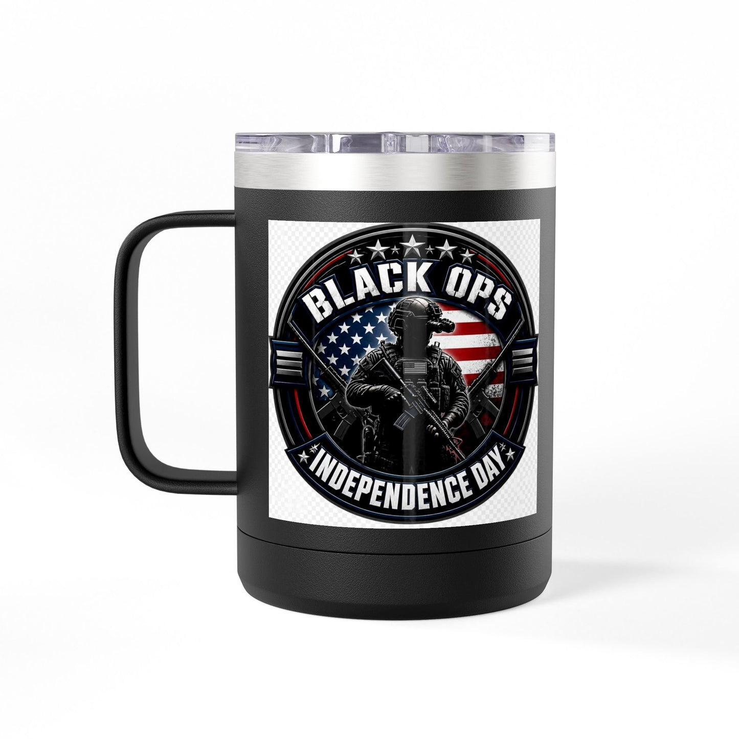 Black Ops Independence Day Coffee Mug Tumbler — 15oz