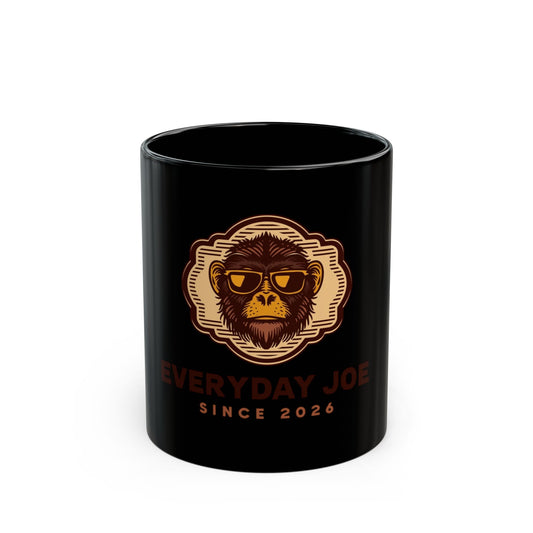 Everyday Joe Monkey Mug — Retro Hipster Coffee Cup (Since 2026)